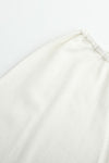SWAYING/KNIT plain leggings SW23AW3B02 white PS67